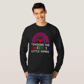 T-shirt Teaching The Sweetest Little Minds Teacher Valenti (Devant entier)