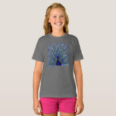 T-shirt Teacock filles (Devant entier)