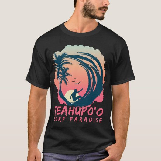 T-shirt Teahupoo-Tahiti-Surf-Paradise-Tshirt (Devant)