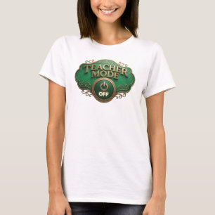 T-shirt Teal artistique MODE ENSEIGNEMENT DÉSACTIVÉ Concep