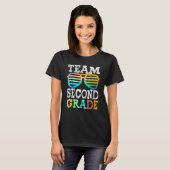 T-shirt Team 2nd Grade Squad Second Teacher Student Back T (Devant entier)