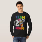 T-shirt Team 2nd Grade Teacher Boys School Second Grade Sq (Devant entier)