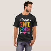 T-shirt Team 2nd Grade Teacher Student Kid Back To School (Devant entier)