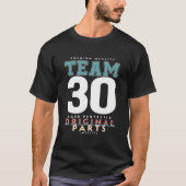 T-shirt Team Age 30 (Devant)