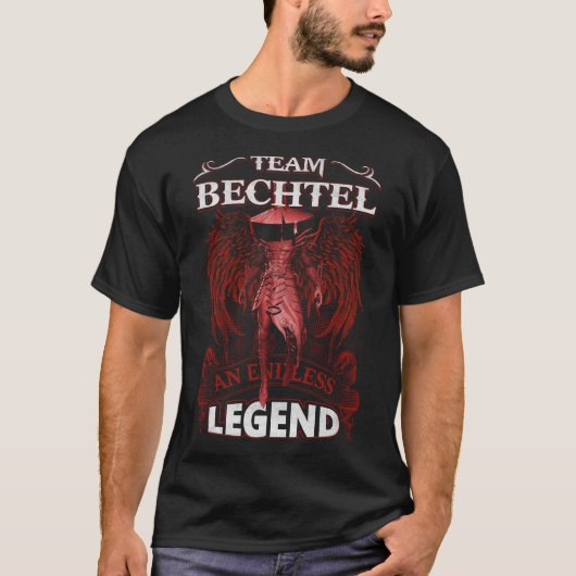 T-shirt Team BECHTEL - Une LÉGENDE infinie (Devant)