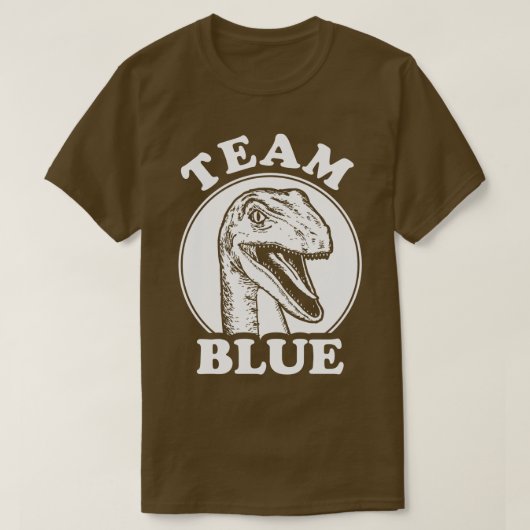 T-shirt Team Blue Raptor (Design devant)