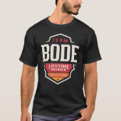 T-shirt Team Bode Lifetime Membre Funny Nom Bode (Devant)