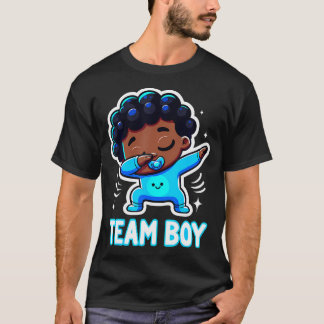 T-shirt Team Boy Baby Gender Reveal Party Faire-part