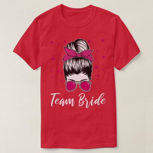 T-shirt Team Bride Bachelorette Party Premium (Design devant)