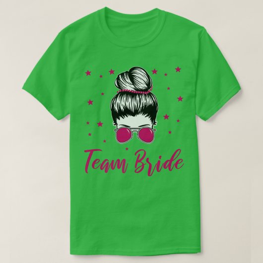 T-shirt Team Bride Marry Bride Cool Hen Night (Design devant)