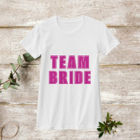 TEAM BRIDE style varsice rose chaud