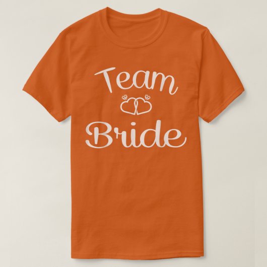 T-shirt Team Bride Wedding & Bachelorette Party (Design devant)