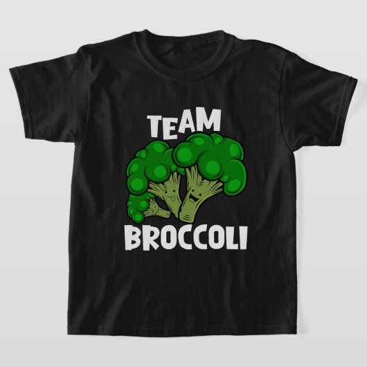 T-shirt Team Broccoli Vegetarian Vegetarian Vegetarian Lov (Poser)