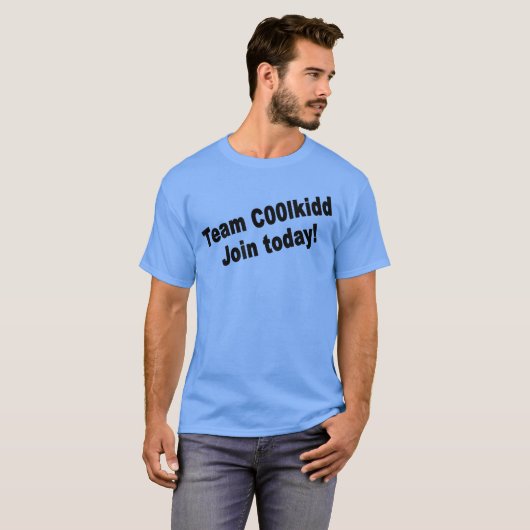 T-shirt Team C00lkidd Join Now CoolKidd C00lkid CoolKid Fu (Devant entier)