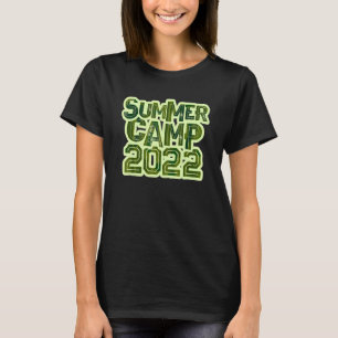 T-shirt Team Camo Summer Camp 2022 Hôte Conseiller d'été T