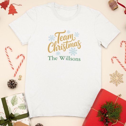 T-shirt Team Christmas | Matching Family Holiday