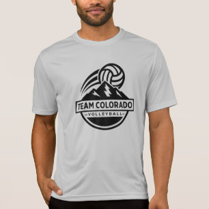 T-shirt Team Colorado Volleyball - 100% Poly/Moister Wick