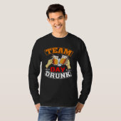 T-shirt Team Day Drunk Beer Garage Day Drinker (Devant entier)