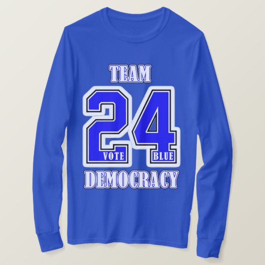 T-shirt Team Democracy #24 (Design devant)