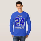 T-shirt Team Democracy #24 (Devant entier)