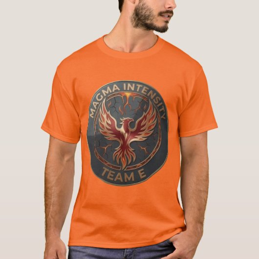 T-shirt Team E – MAGMA INTENSITY Emblem | Fiery Power (Devant)