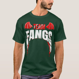T-shirt Team Fangs Vampire Horde Halloween