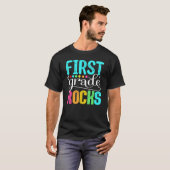 T-shirt Team First Grade Hello 1st Grade Rocks Back To Sch (Devant entier)
