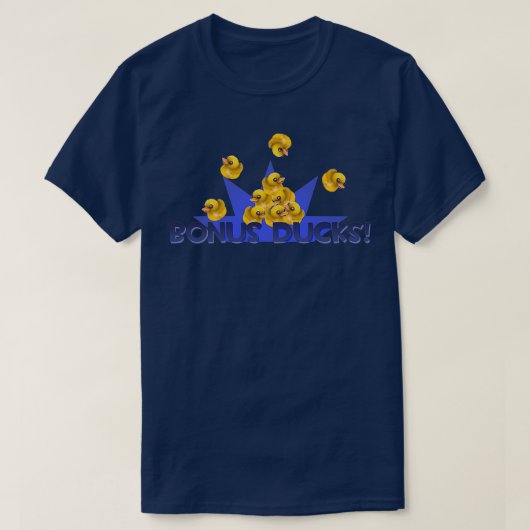 T-shirt Team Fortress 2 Bonus Ducks Blue (Design devant)