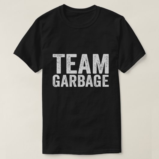 T-shirt Team Garbage For Trump Tee Trump supporters 2024 (Design devant)