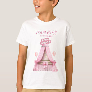 T-shirt Team Girl Baby shower 2025
