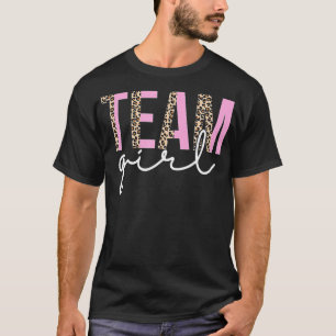 T-shirt Team Girl Baby shower Genre Revela Party Cute Leo