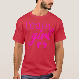 T-shirt Team Girl Baby shower rose Genre Revevela Party