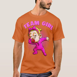 T-shirt Team Girl Funny Genre Reveal Party Dabbing Baby G
