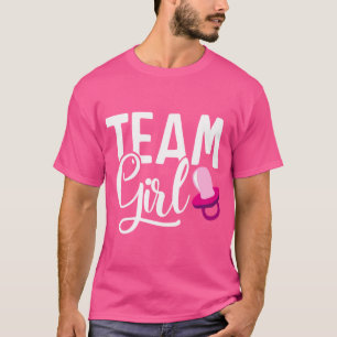 T-shirt Team Girl Gender Revevela For Mother And Papa