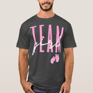 T-shirt Team Girl Genre Reveal Baby shower rose ou bleu68