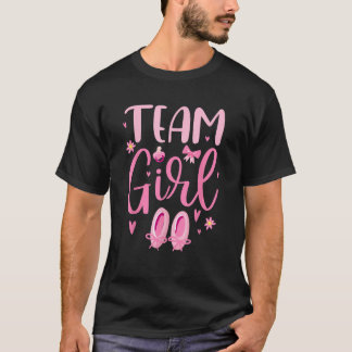 T-shirt Team Girl Genre Revela Party Grossesse Team Pink