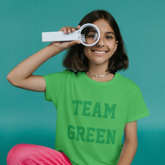 T-shirt Team Green   