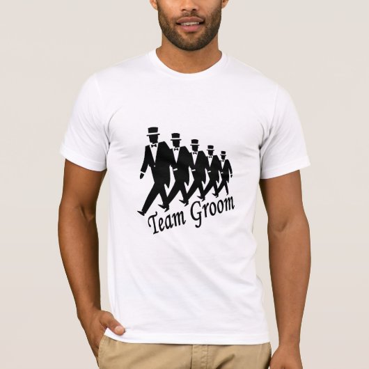 T-shirt Team Groom (Hommes) (Devant)
