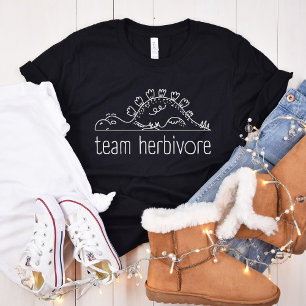 T-shirt Team Herbivore, Funny Vegan, Cute Vegetarianism