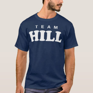 T-shirt Team Hill Nom de famille personnalisé Mariée Famil