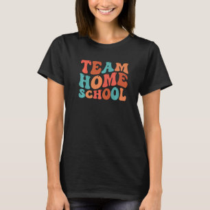 T-shirt Team Homeschool Maman Super Homeschool Mama