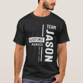 T-shirt Team Jason Lifetime Membre Funny Nom Jason (Devant)