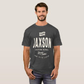 T-shirt Team Jaxson Membre à vie Jaxson Nom (Devant entier)