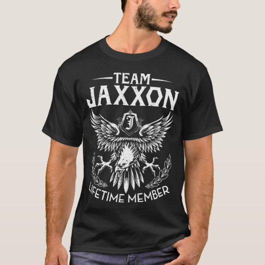 T-shirt Team JAXXON.png Nom du membre à vie (Devant)