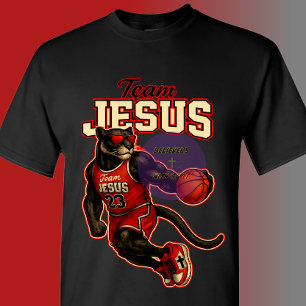 T-shirt Team JESUS -23 Panthère - Chrétien