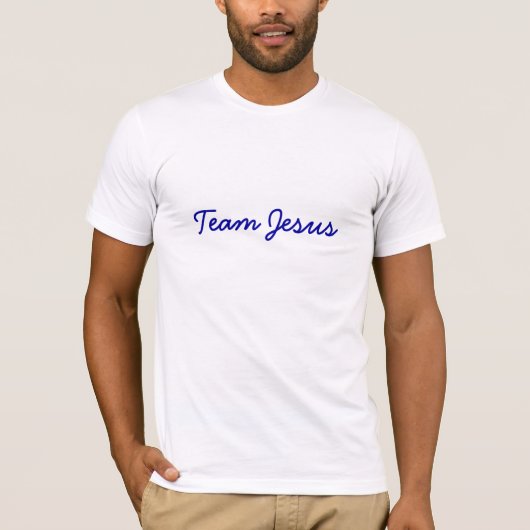 T-shirt Team Jesus, Basic Bella Canvas (Devant)
