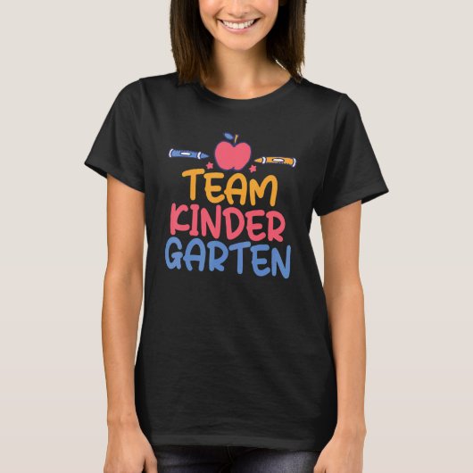 T-shirt Team Kindergarten (Devant)