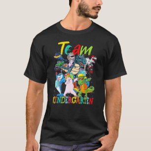 T-shirt Team Kindergarten Enseignant Enfants Retour À Sc