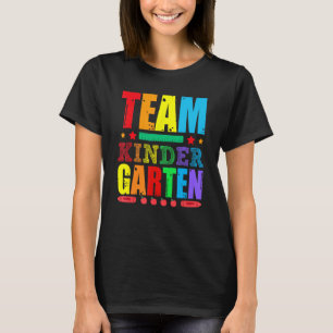 T-shirt Team Kindergarten Vibes enseignant élève Premier j
