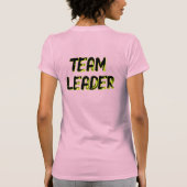 T-shirt TEAM LEADER - (front AND back) (Dos)